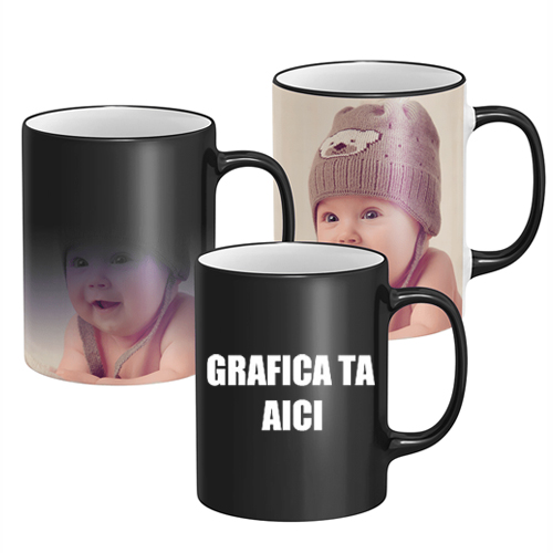 Cana termosensibila personalizata cu poza si/sau text